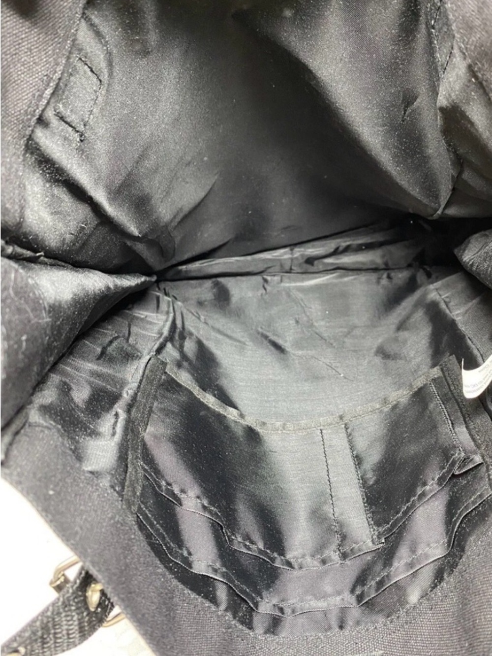 Vintage DC Comics Wonder Woman Black Canvas Tote with Yellow and Red Logo - Picture 4 of 5